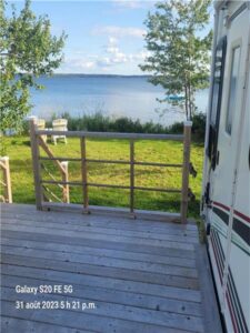 Roulotte du site #6 à louer au Camping Les Maisonnettes - Vacances Nouveau-Brunswick